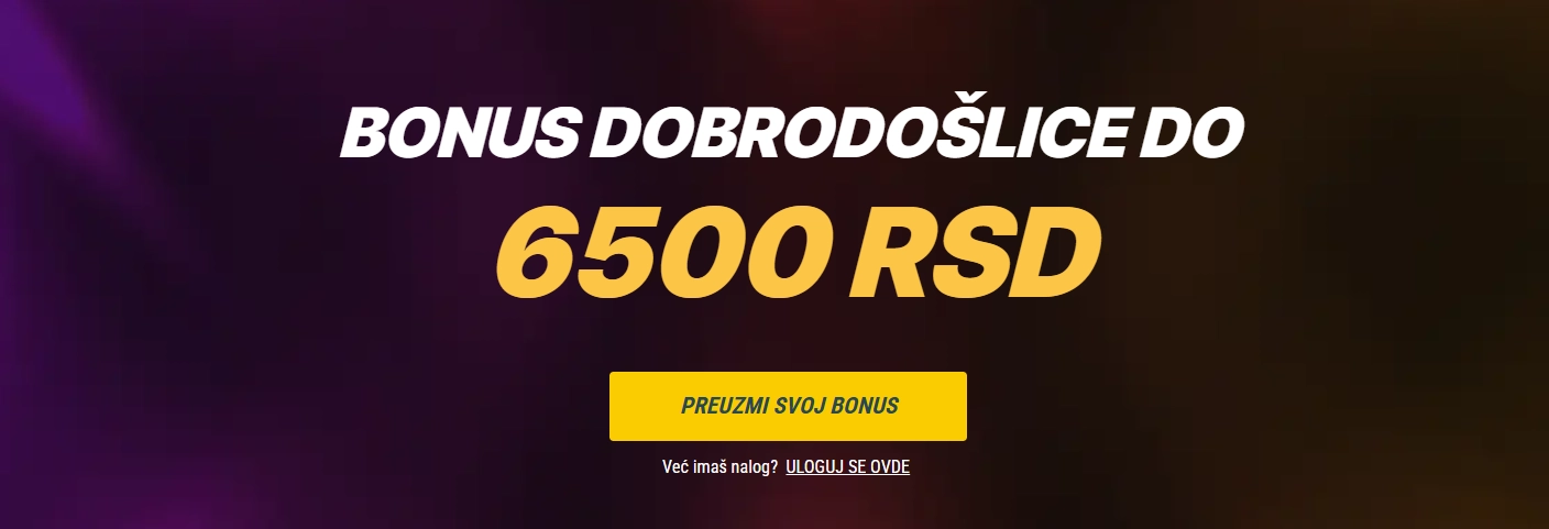 meridianbet srbija bonus dobrodošlice 6500 rsd