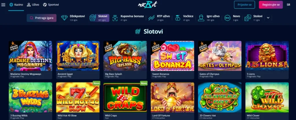 mrbit casino igre
