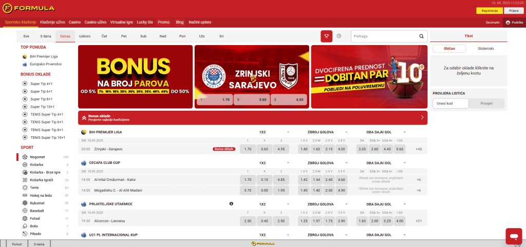 Formula formula bet kladionica