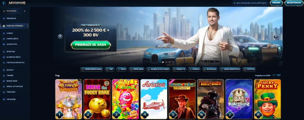 Millioner millioner casino